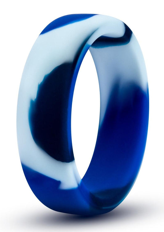 Silicone camo blue