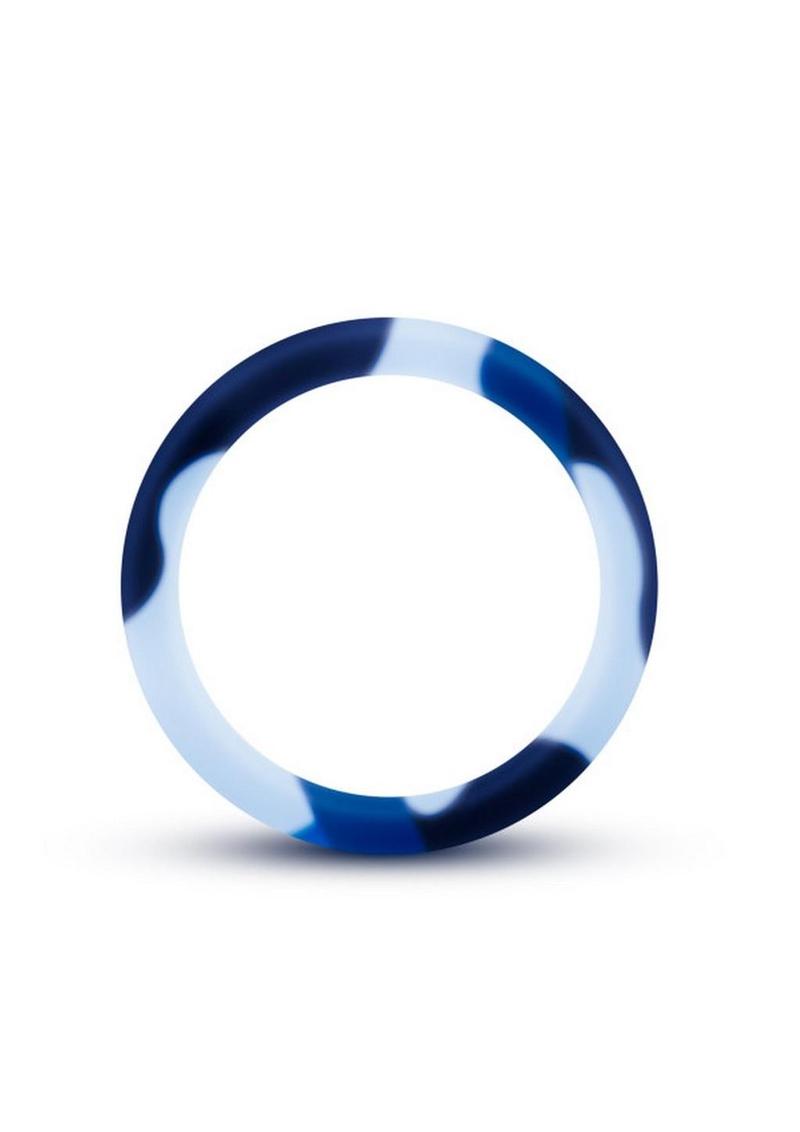 Silicone camo blue