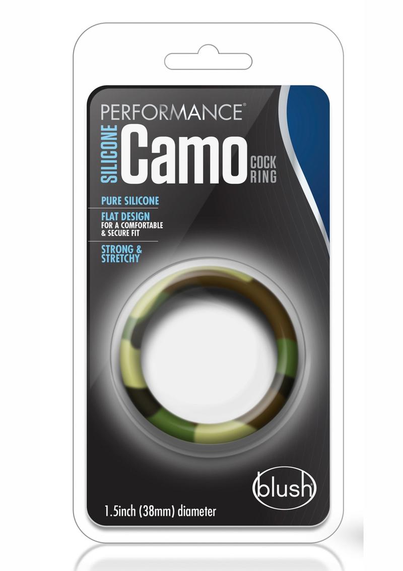 Silicone camo cock ring