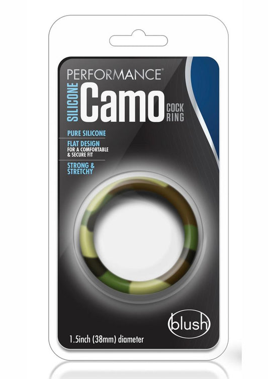 Silicone camo cock ring