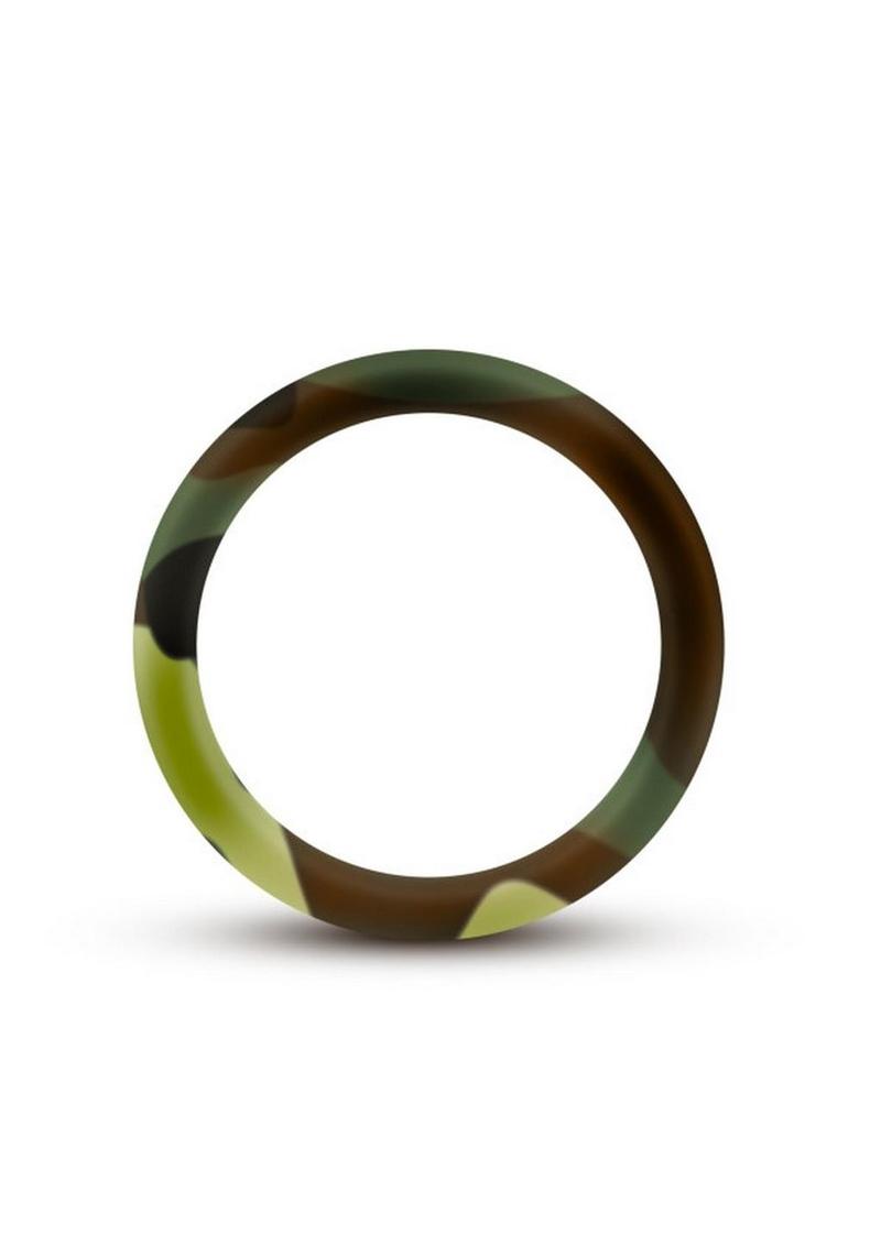Silicone camo cock ring