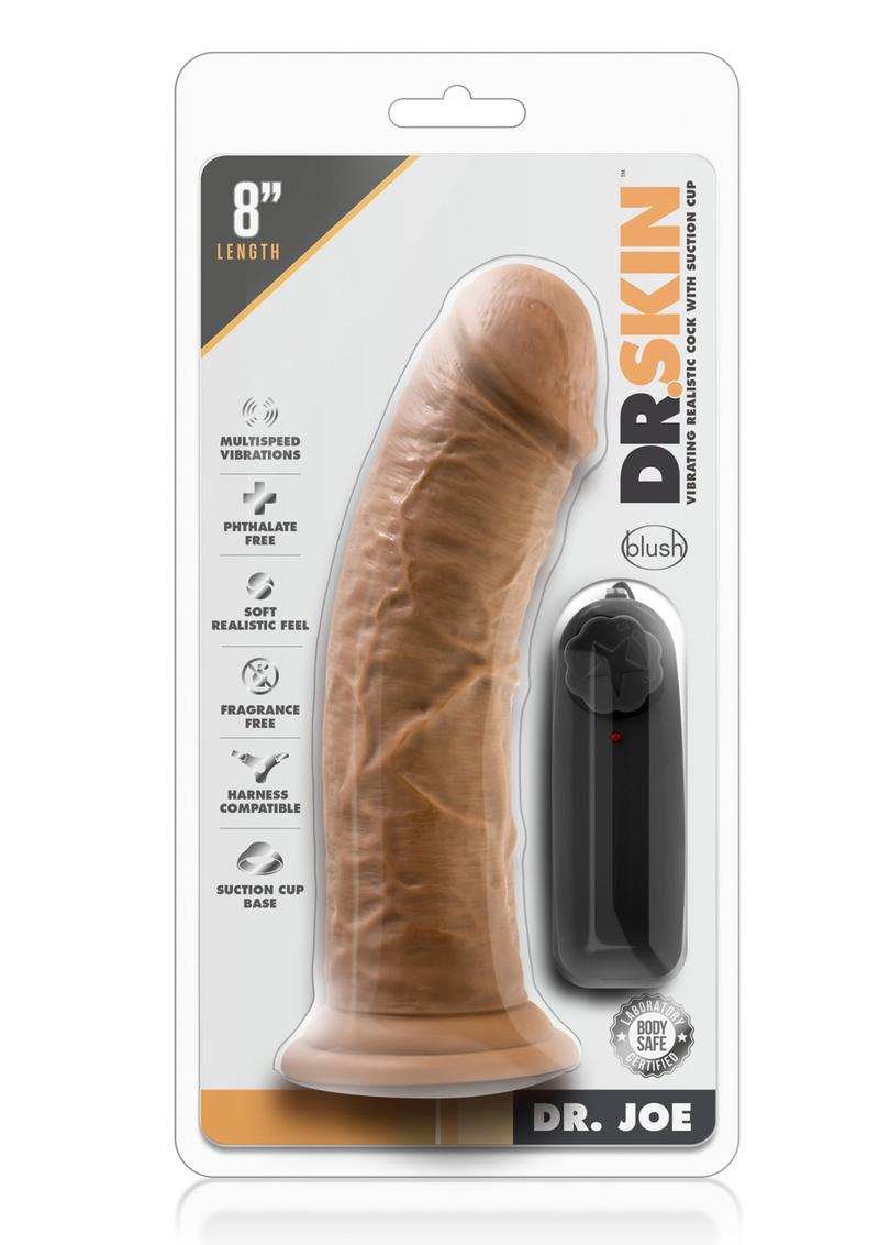 Dr Skin Dr Joe Vibe Cock W/suction Moc