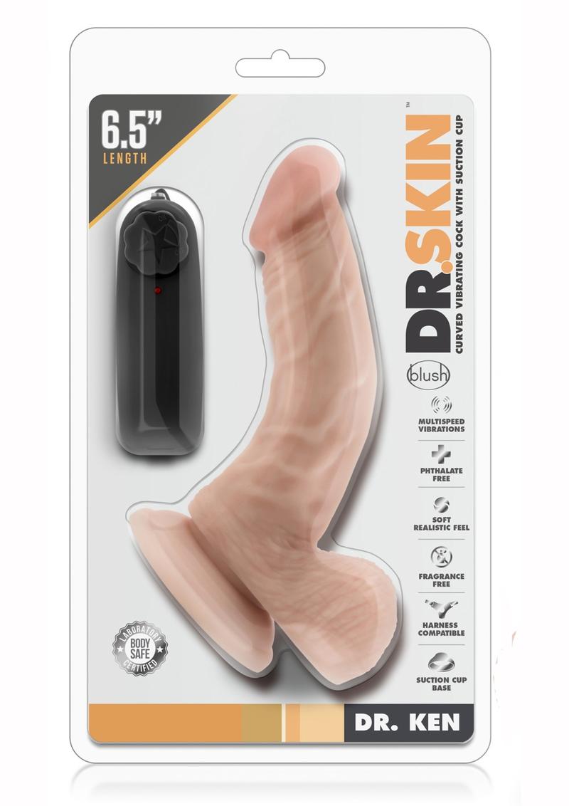 Dr Skin Dr Ken Vibe Cock W/suction Van