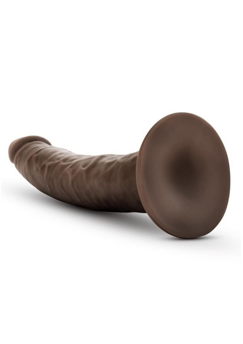 Dr Skin Cock W/suction 7" Chocolate