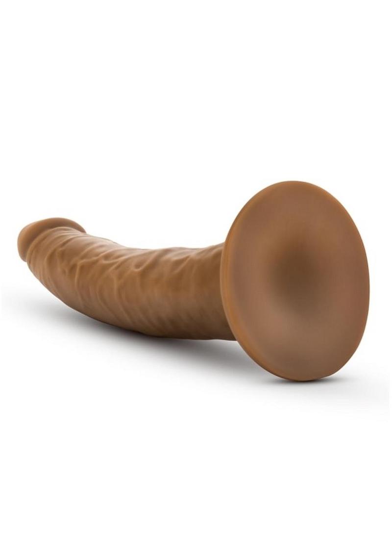 Dr Skin Cock W/suction 7" Mocha