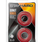 Stay Hard Donut Rings 2 Pack