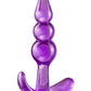 B Yours Triple Bead Anal Plug Purple