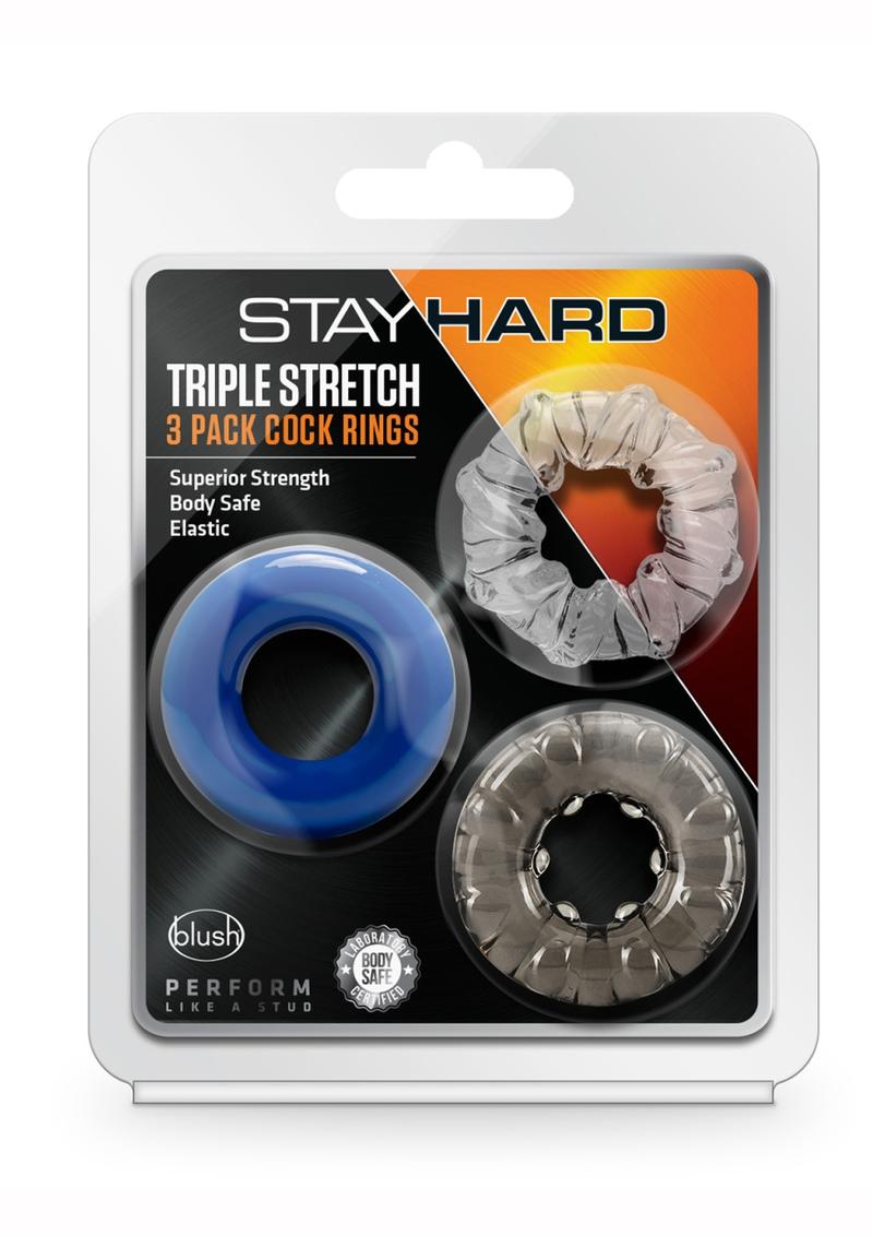 STAY HARD Triple Stretch 3PACK RINGSst