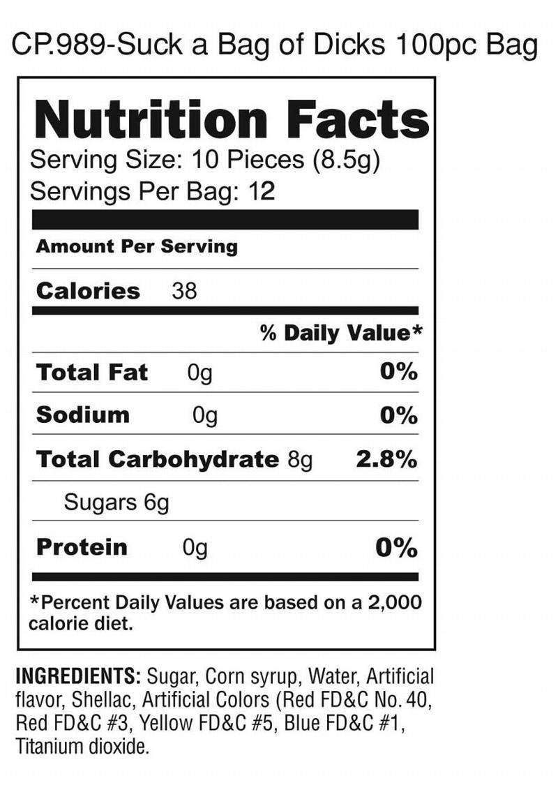 Cp Suck A Bag Of Dicks 3oz Bag