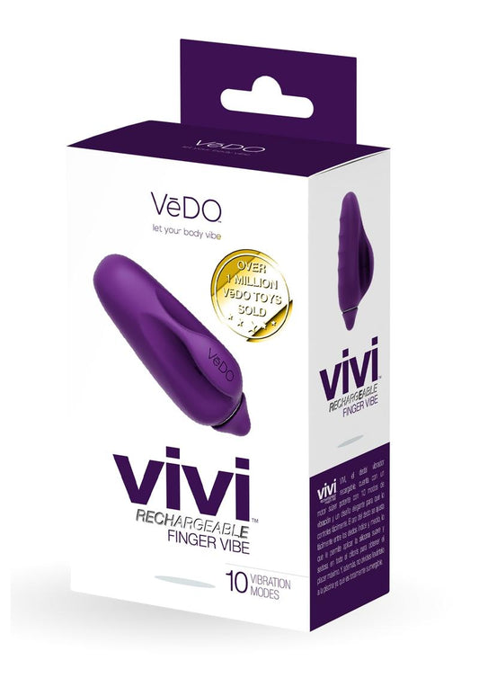 Vivi Rechargeable Finger Vibe Purple
