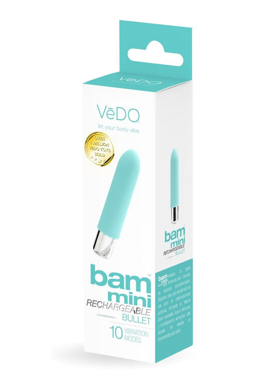 VeDO bam mini rechargeable bullet teal