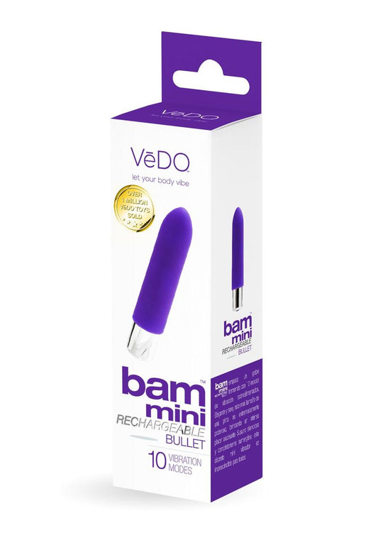 VeDO bam mini rechargeable bullet purple