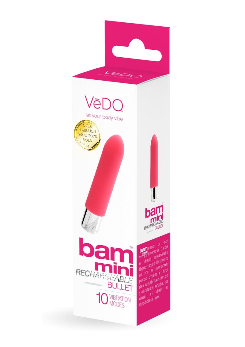 VeDO bam mini rechargeable bullet pink