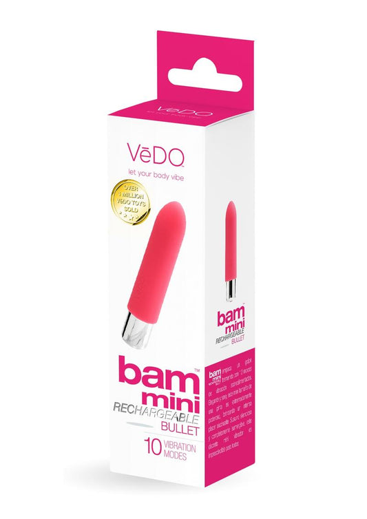 VeDO bam mini rechargeable bullet pink