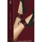 Ouch Luxury Ankle Cuffs Burgundy