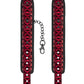 Ouch Luxury Ankle Cuffs Burgundy