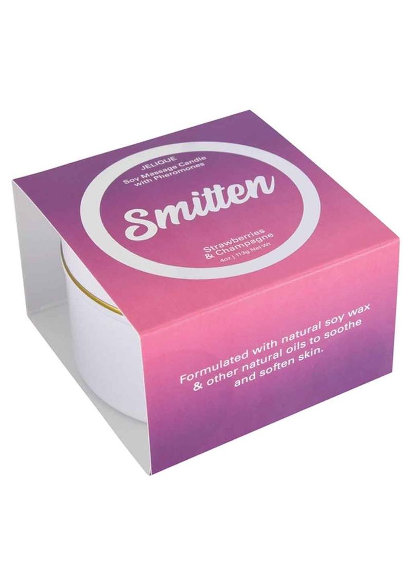 Massage Candle Smitten Straw/champ 4oz