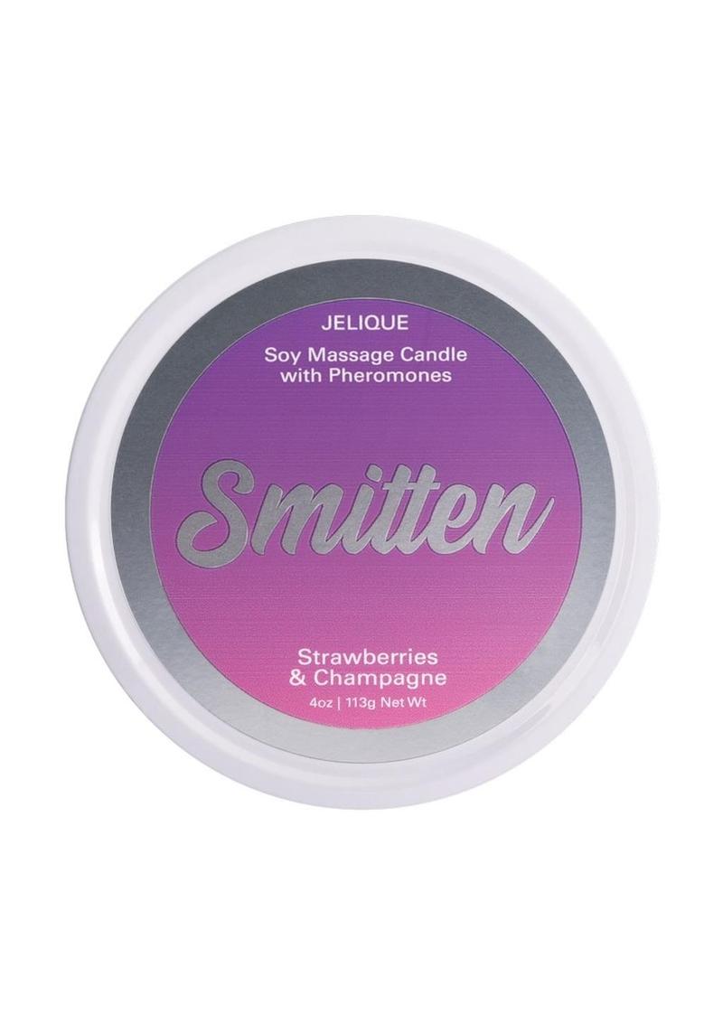 Massage Candle Smitten Straw/champ 4oz