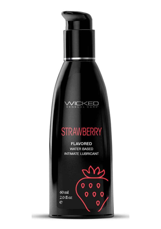 Wicked Aqua Strawberry Lube 2oz