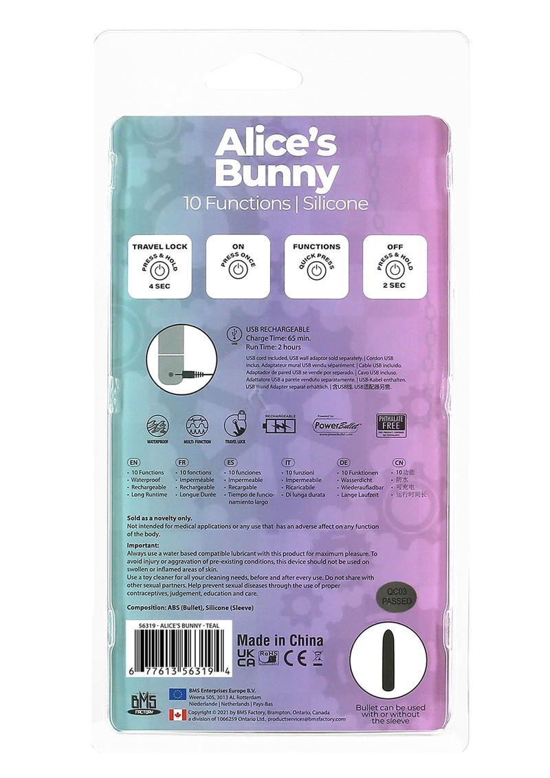 Powerbullet Alices Bunny Teal