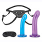 Lux Fetish 3pc Strap on & Pegging Kit