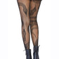 Snake Net Tights Os Black