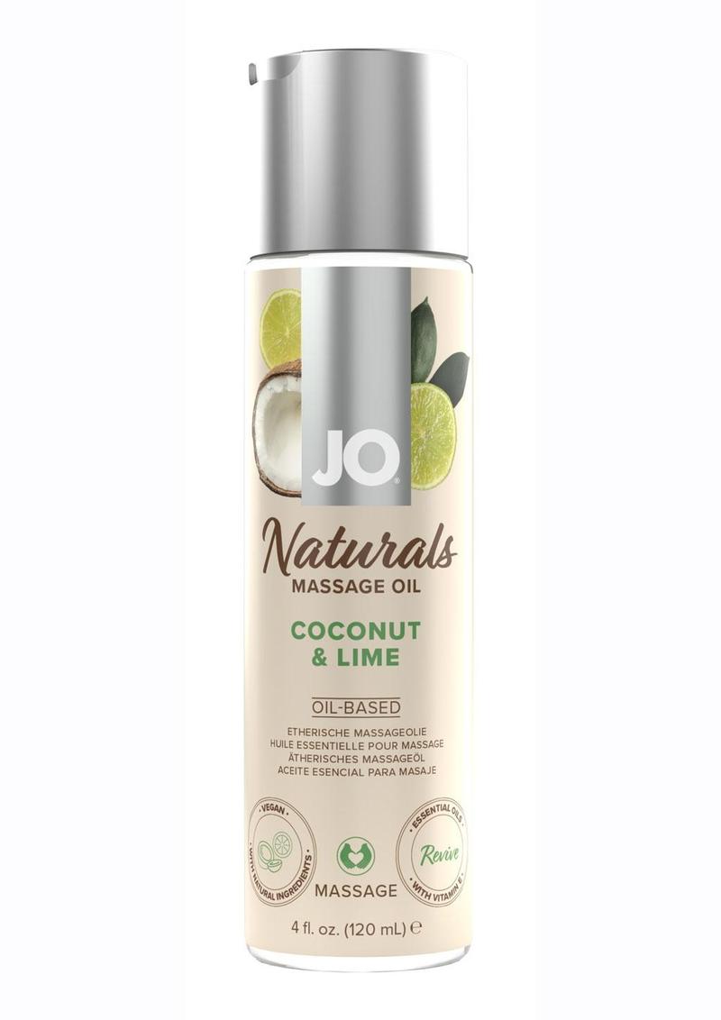 Jo Naturals Coconut/lime Massage Oil 4oz