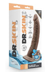 Dr Skin Glide Dildo 7.5" Chocolate