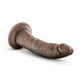 Dr Skin Glide Dildo 7.5" Chocolate