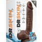 Dr Skin Glide Dildo W/balls 8.5" Chocola