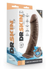 Dr Skin Glide Dildo 8" Chocolate
