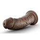 Dr Skin Glide Dildo 8" Chocolate
