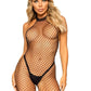 Industrial Backless Bodystocking Os Blk