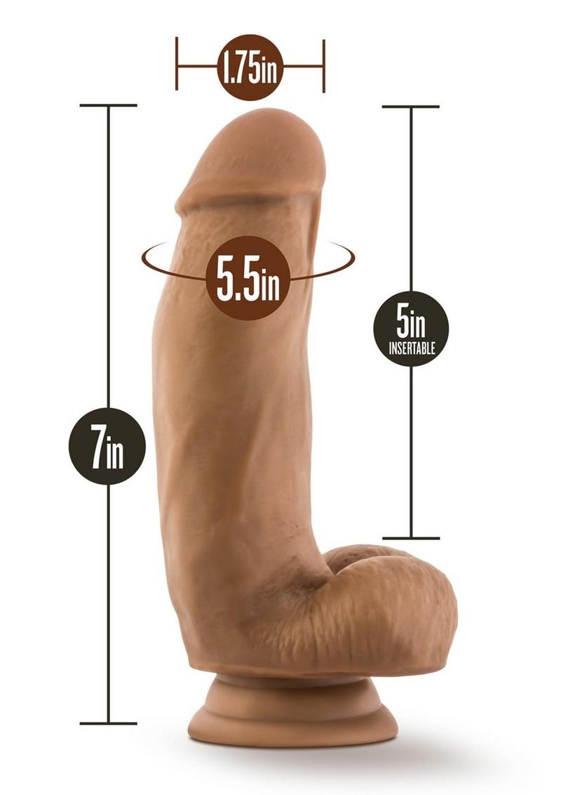 Dr Skin Silic Dr Samuel 7" Dildo Mocha