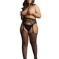 Le désir fishnet lace garter belt