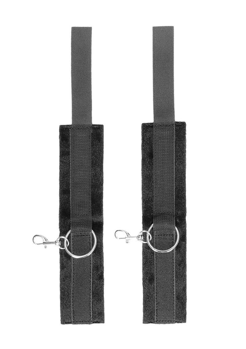 Ouch Velcro Hand/anklecuffs Black