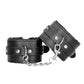 Ouch! Bonded leather cuffs