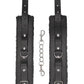 Ouch! Bonded leather cuffs