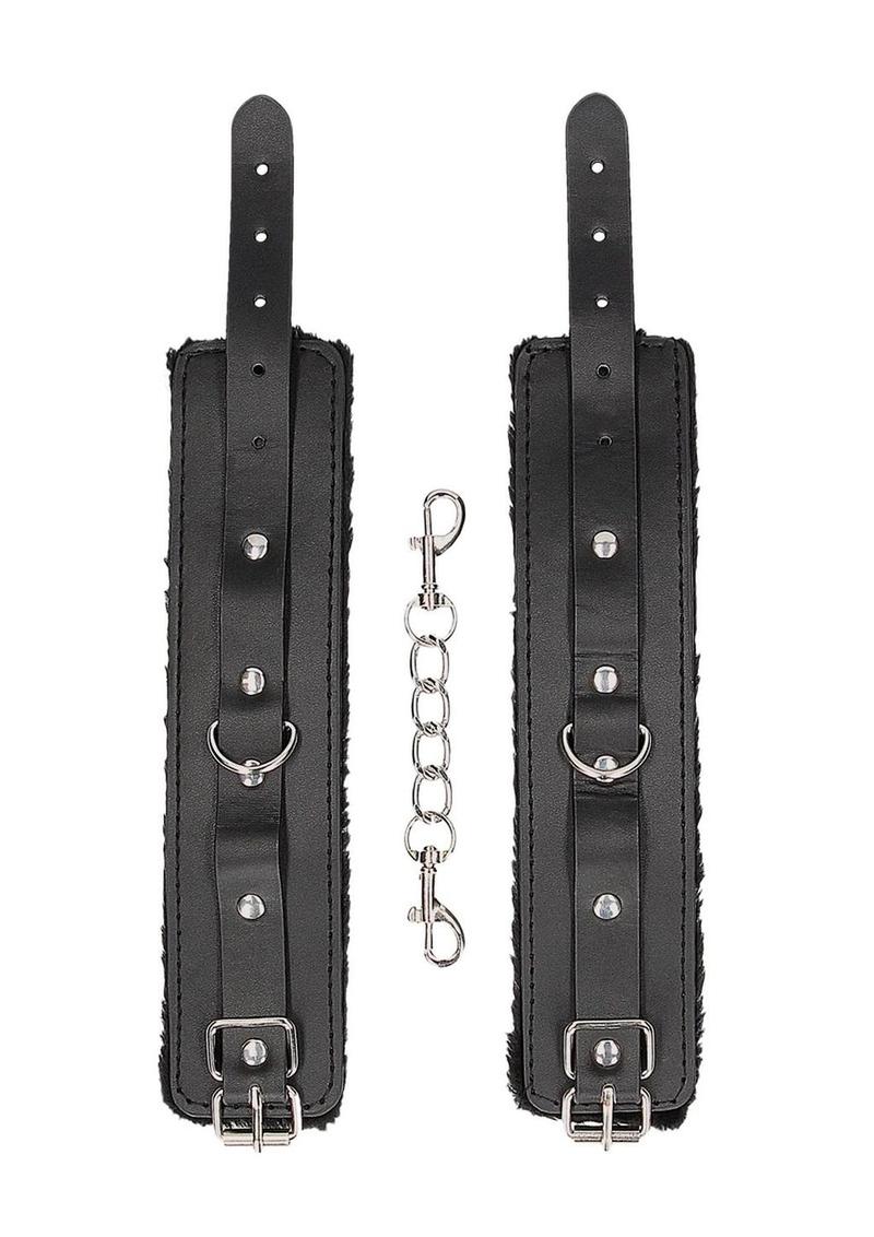 Ouch! Bonded leather cuffs