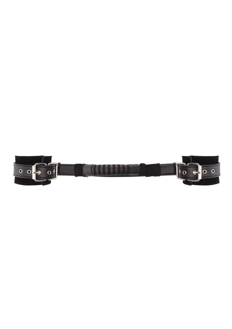 Ouch Bond Leather Hand Cuff W/handle Blk