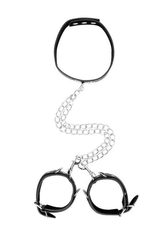 Ouch! Bonded leather collar