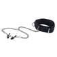Ouch Velcro Collar W/nipple Clamps Blk