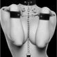 Ouch Velcro Collar Leash Hand Cuffs Blk