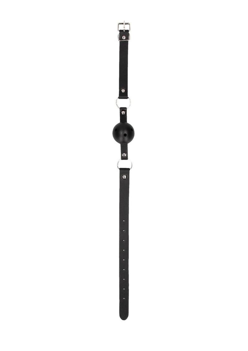 Ouch Breathable Ball Gag Black