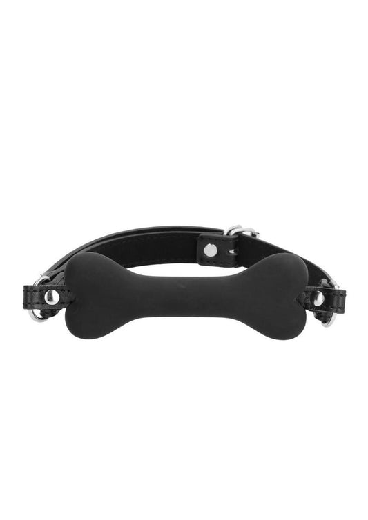 Ouch Silicone Bone Gag Black