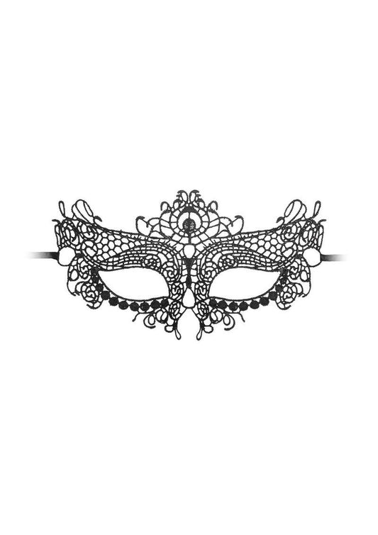 Ouch Lace Eye Mask Queen Black