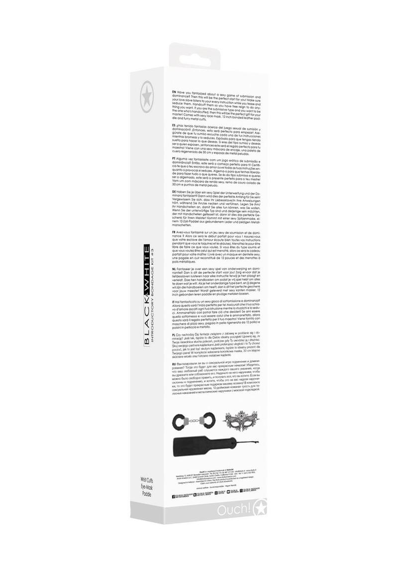 Ouch Intro Bondage Kit 3 Black