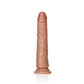 Realrock Slim Dildo Without Balls 7" Tan