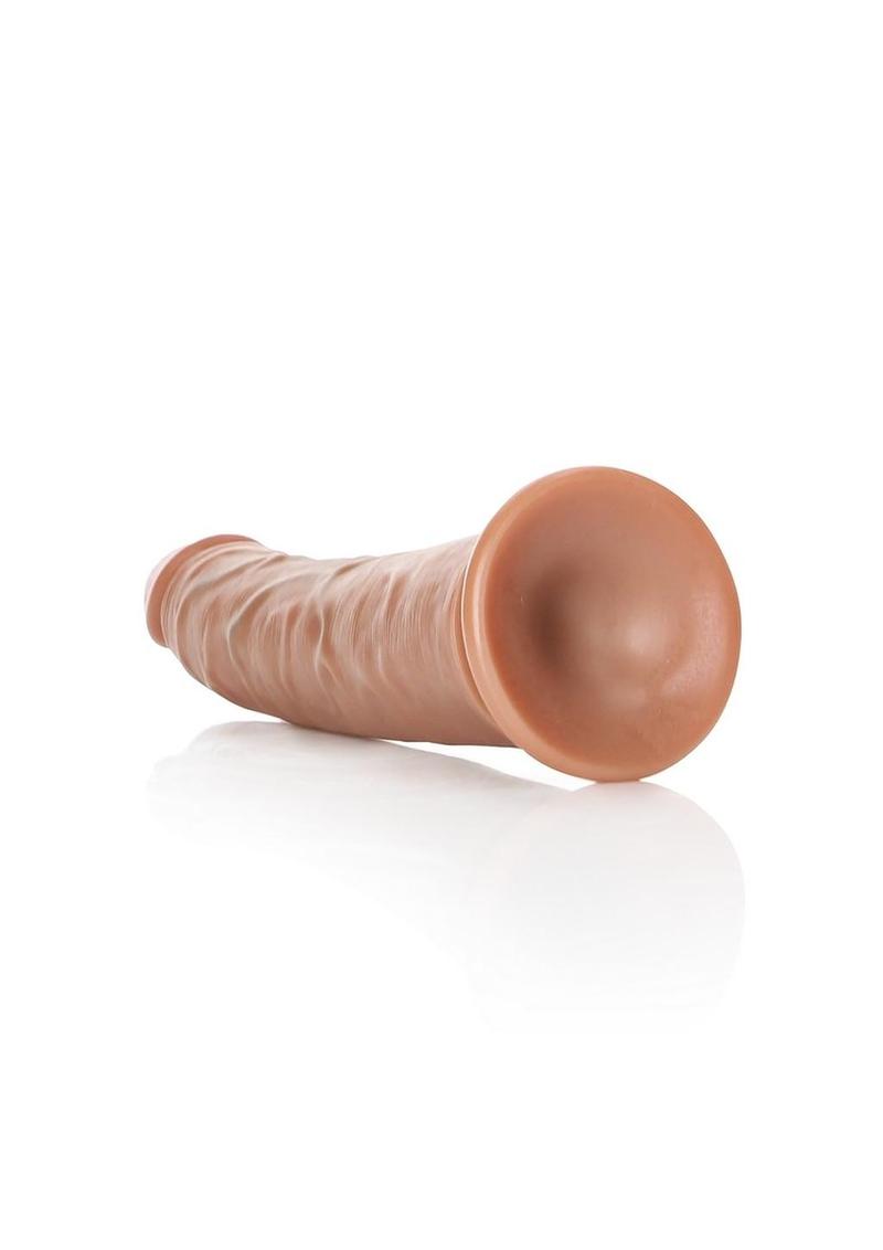 Realrock Slim Dildo Without Balls 7" Tan
