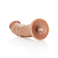 Realrock Curved Dildo 6" Tan